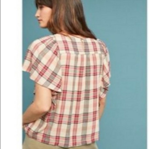 Maeve by Anthropologie Multi-Color Plaid Shirt - Picture 2 of 9